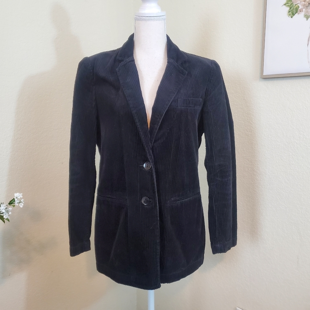 Vintage NewPort News black corduroy Shacket! Size 10.